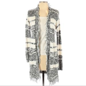 Forever Ivory Bohemian Long Cardigan XS